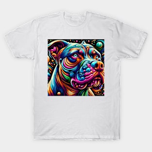 Pitbull Abstract T-Shirt